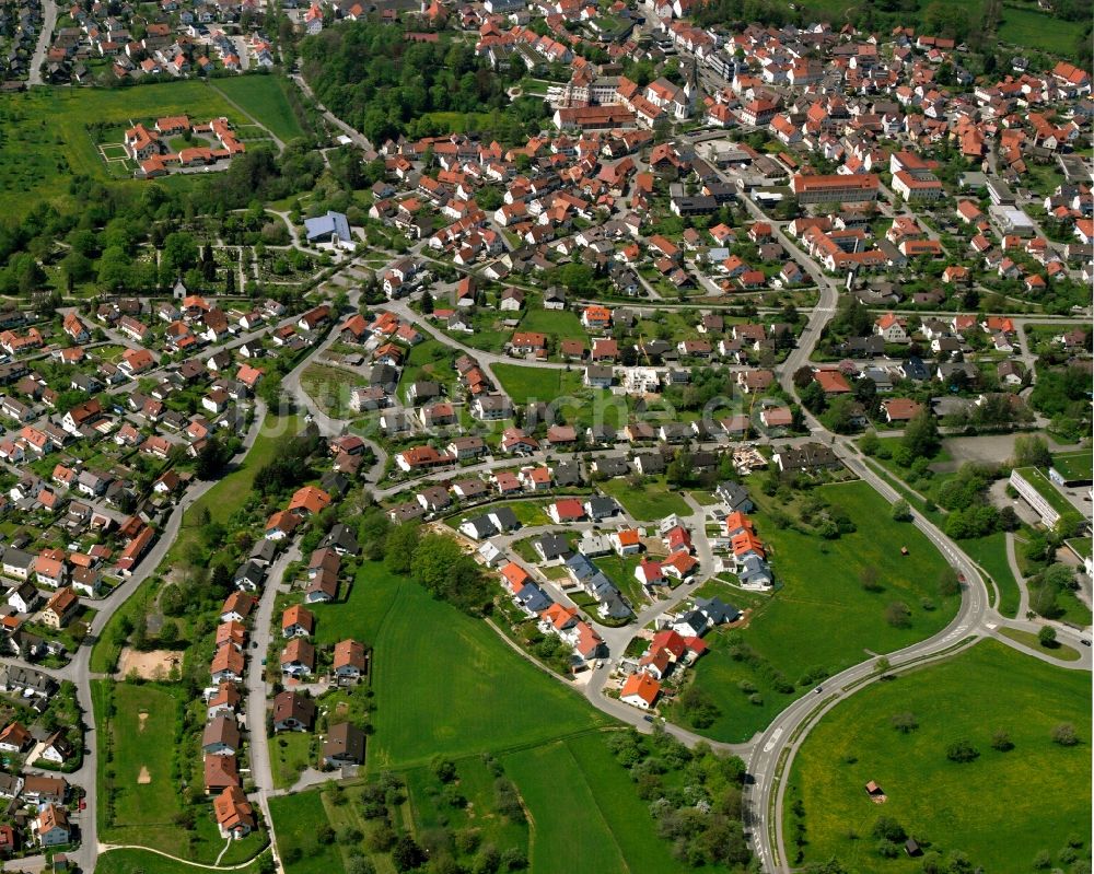 Luftbild Reichenbach - Stadtansicht vom Innenstadtbereich in Reichenbach im Bundesland Baden-Württemberg, Deutschland