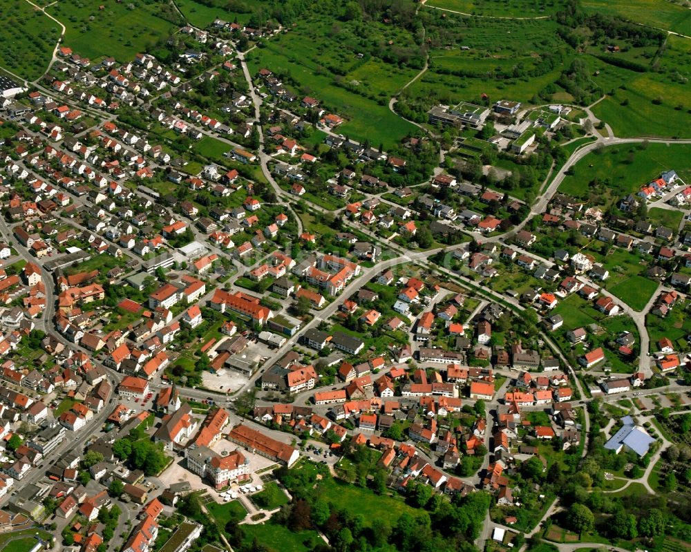 Luftaufnahme Reichenbach - Stadtansicht vom Innenstadtbereich in Reichenbach im Bundesland Baden-Württemberg, Deutschland