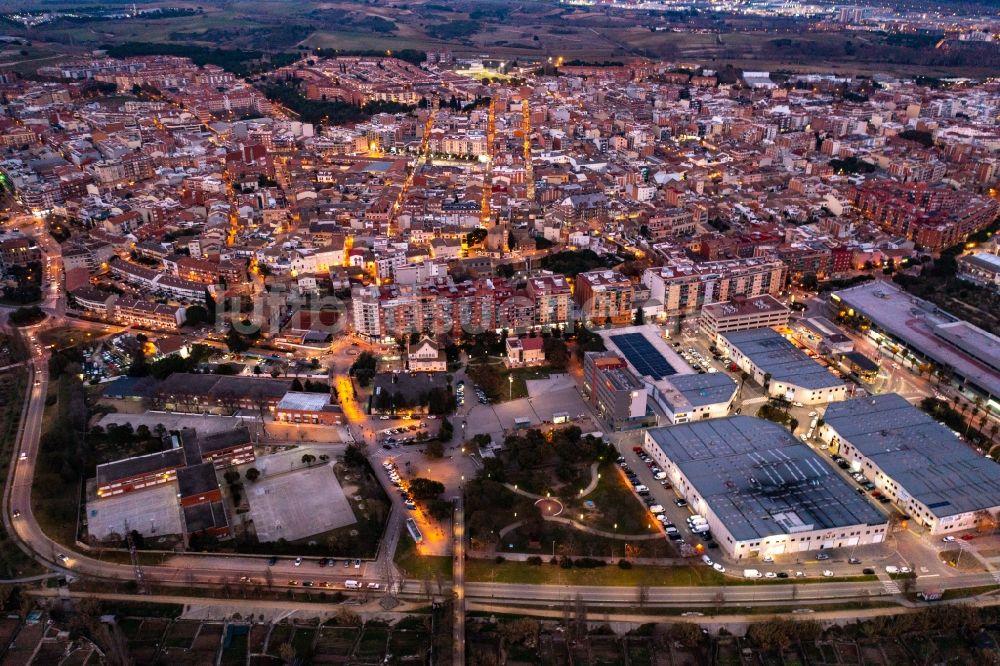 Luftbild Ripollet - Stadtansicht vom Innenstadtbereich in Ripollet in Catalunya - Katalonien, Spanien