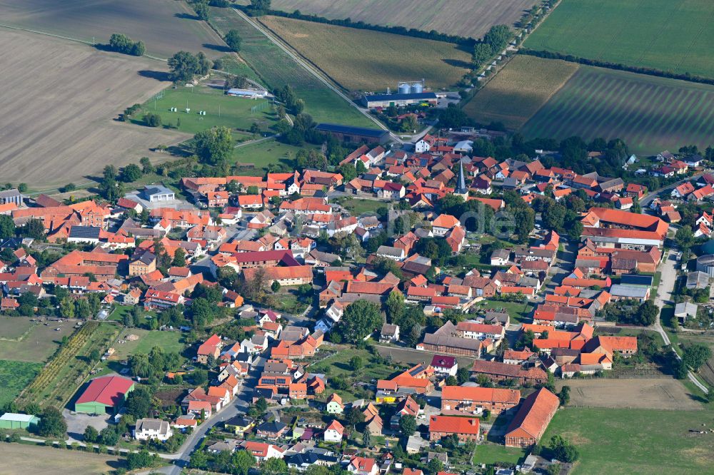 Luftbild Rohrsheim - Stadtansicht vom Innenstadtbereich in Rohrsheim im Bundesland Sachsen-Anhalt, Deutschland