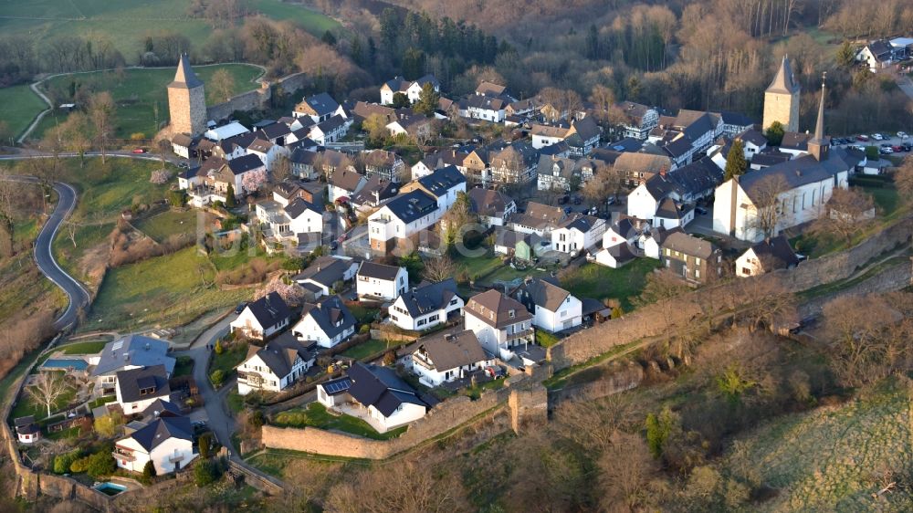 Luftbild Stadt Blankenberg - Stadtansicht vom Innenstadtbereich in Stadt Blankenberg im Bundesland Nordrhein-Westfalen, Deutschland