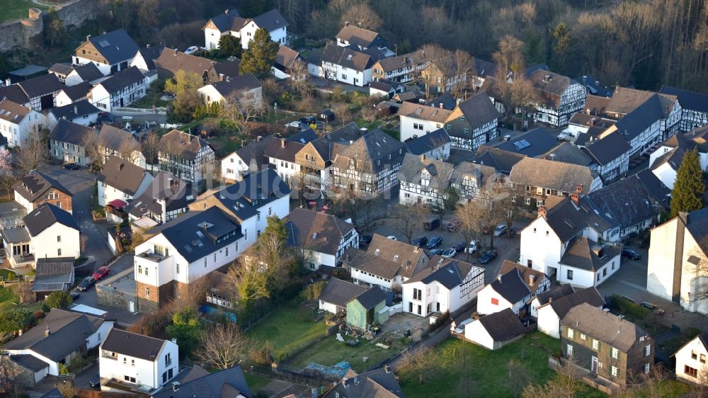 Luftaufnahme Stadt Blankenberg - Stadtansicht vom Innenstadtbereich in Stadt Blankenberg im Bundesland Nordrhein-Westfalen, Deutschland
