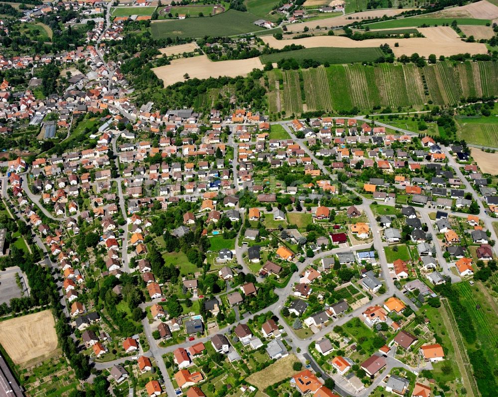 Luftbild Sulzfeld - Stadtansicht vom Innenstadtbereich in Sulzfeld im Bundesland Baden-Württemberg, Deutschland