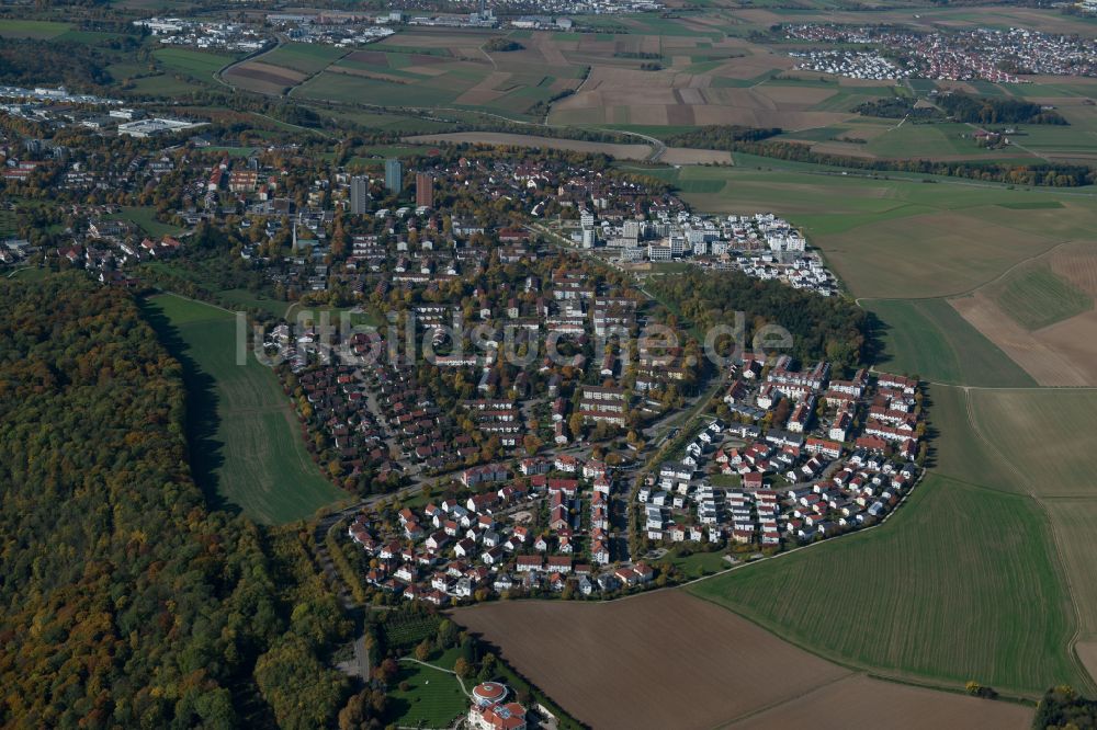 Luftbild Thalfingen - Stadtansicht vom Innenstadtbereich in Thalfingen im Bundesland Baden-Württemberg, Deutschland