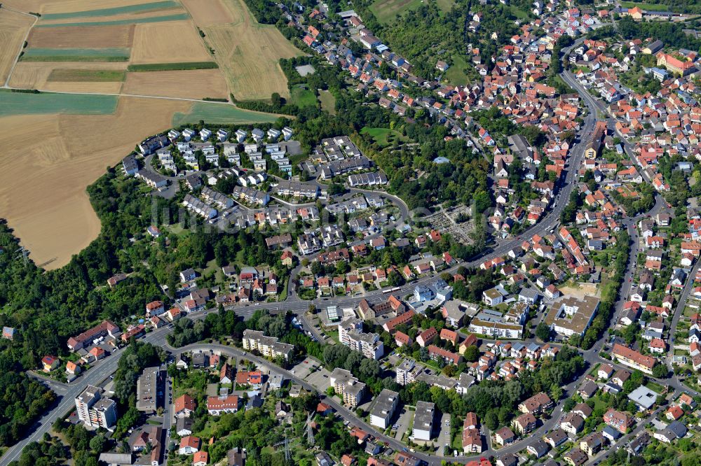Luftbild Versbach - Stadtansicht vom Innenstadtbereich in Versbach im Bundesland Bayern, Deutschland