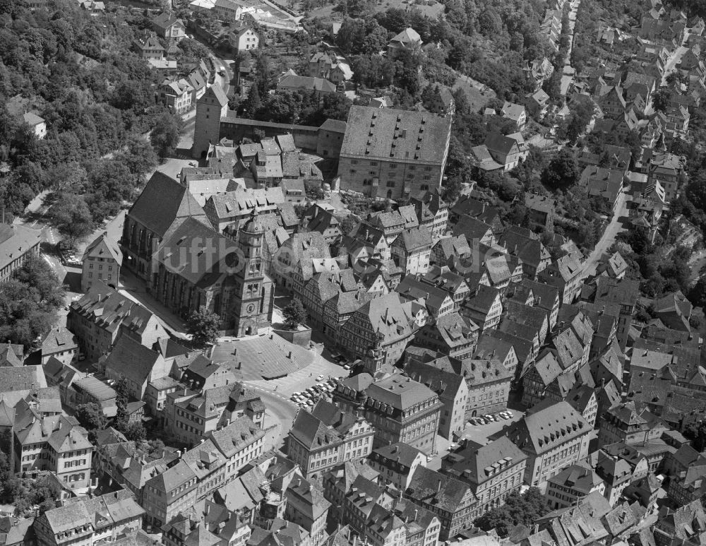 Luftbild Waiblingen - Stadtansicht vom Innenstadtbereich in Waiblingen im Bundesland Baden-Württemberg, Deutschland
