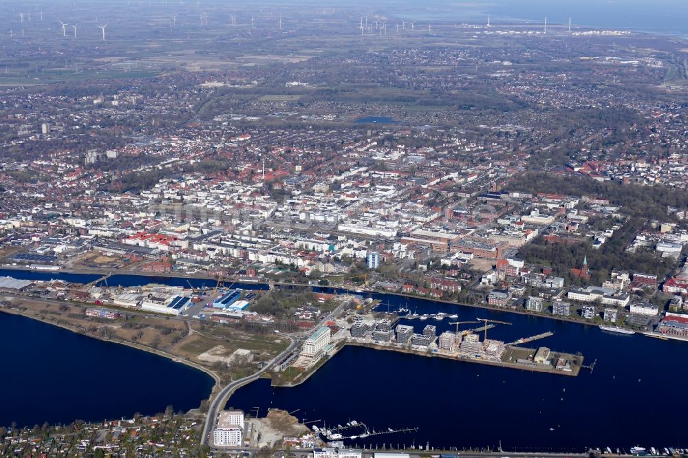 Luftbild Wilhelmshaven - Stadtansicht vom Innenstadtbereich in Wilhelmshaven im Bundesland Niedersachsen
