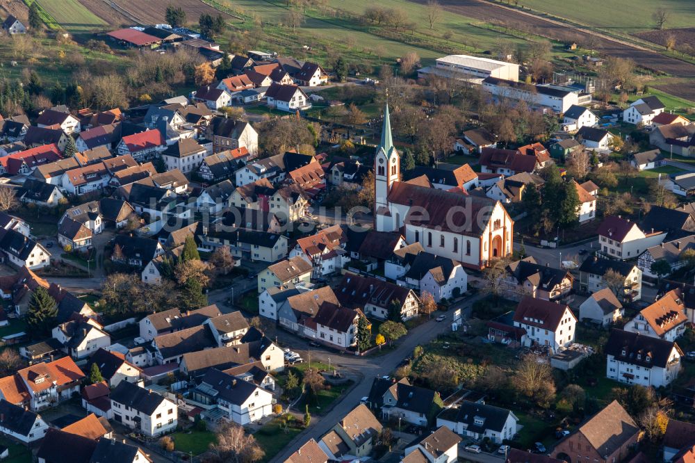 Luftbild Windschläg - Stadtansicht vom Innenstadtbereich in Windschläg im Bundesland Baden-Württemberg, Deutschland