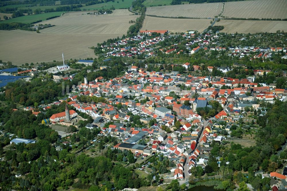 Luftbild Zörbig - Stadtansicht vom Innenstadtbereich in Zörbig im Bundesland Sachsen-Anhalt, Deutschland