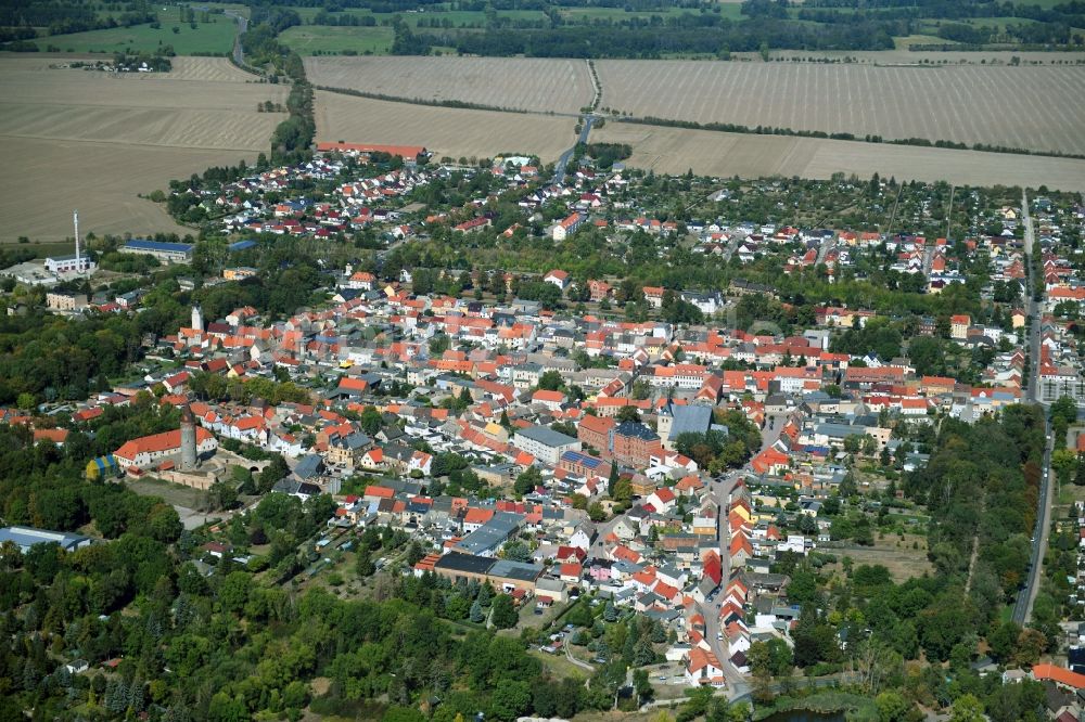 Luftaufnahme Zörbig - Stadtansicht vom Innenstadtbereich in Zörbig im Bundesland Sachsen-Anhalt, Deutschland