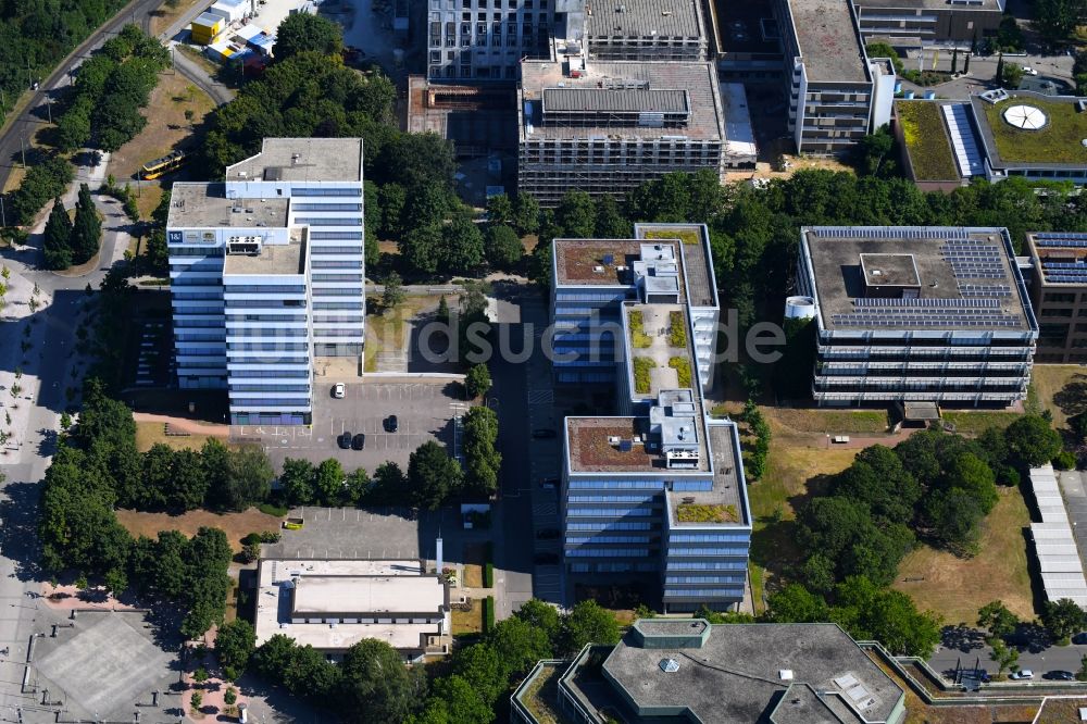Luftbild Karlsruhe - Stadtansicht des Innenstadtbereiches an der Ernst-Frey-Straße in Karlsruhe im Bundesland Baden-Württemberg, Deutschland