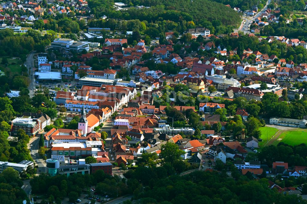 Gifhorn von oben - Stadtansicht des Innenstadtbereiches in Gifhorn im Bundesland Niedersachsen, Deutschland