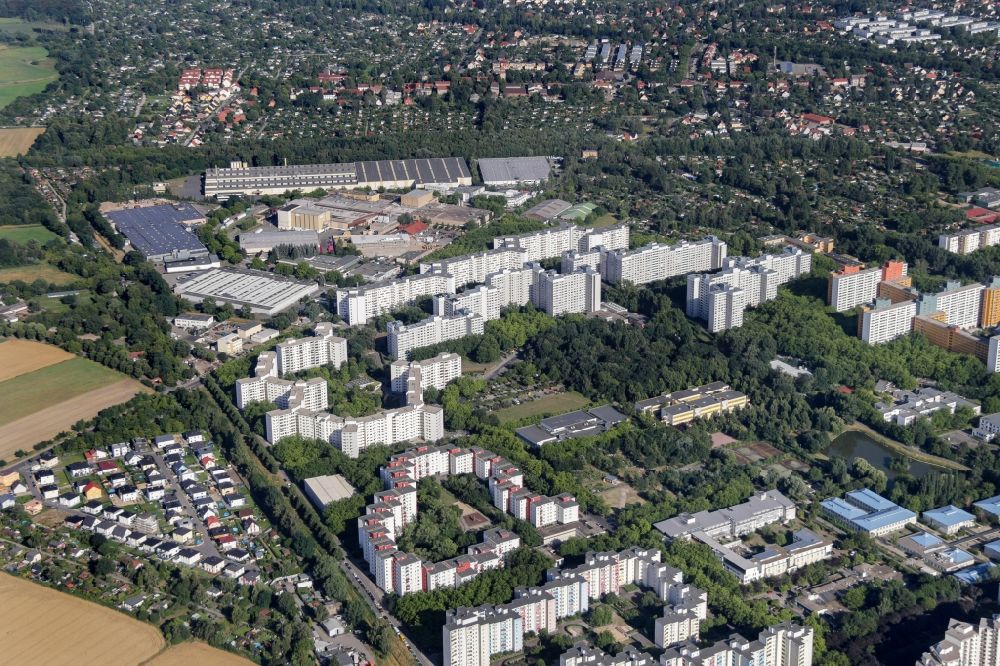 Berlin von oben - Stadtansicht des Innenstadtbereiches Märkisches Viertel in Berlin