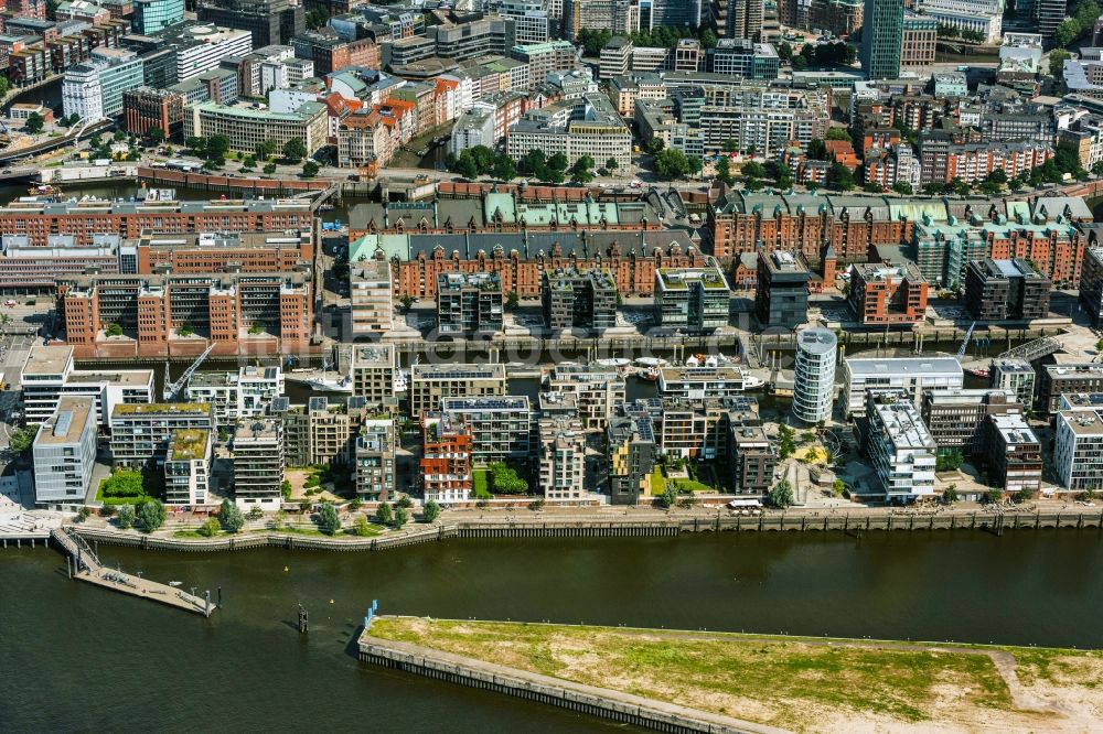 Luftbild Hamburg - Stadtansicht des Innenstadtbereiches der Speicherstadt in Hamburg, Deutschland