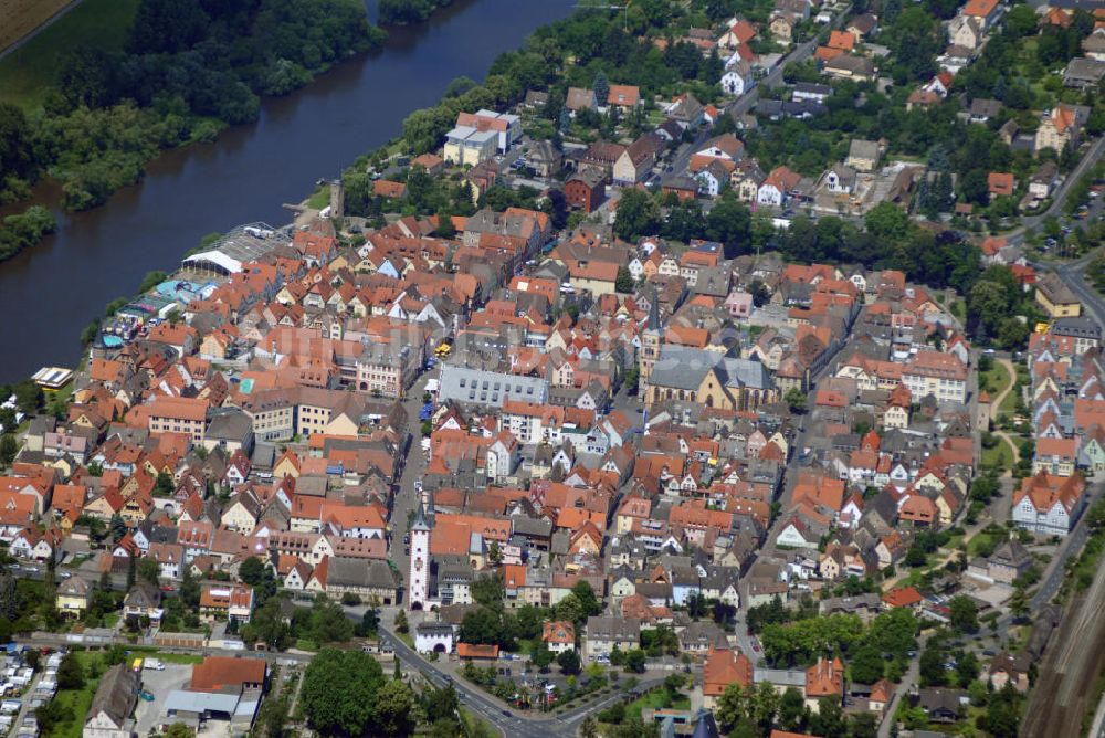 Luftbild Karlstadt am Main - Stadtansicht Karlstadt am Main