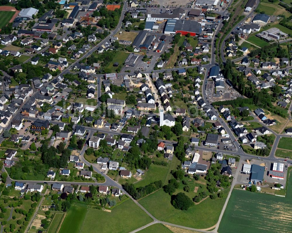Luftbild Kirchberg (Hunsrück) - Stadtansicht von Kirchberg (Hunsrück) im Bundesland Rheinland-Pfalz