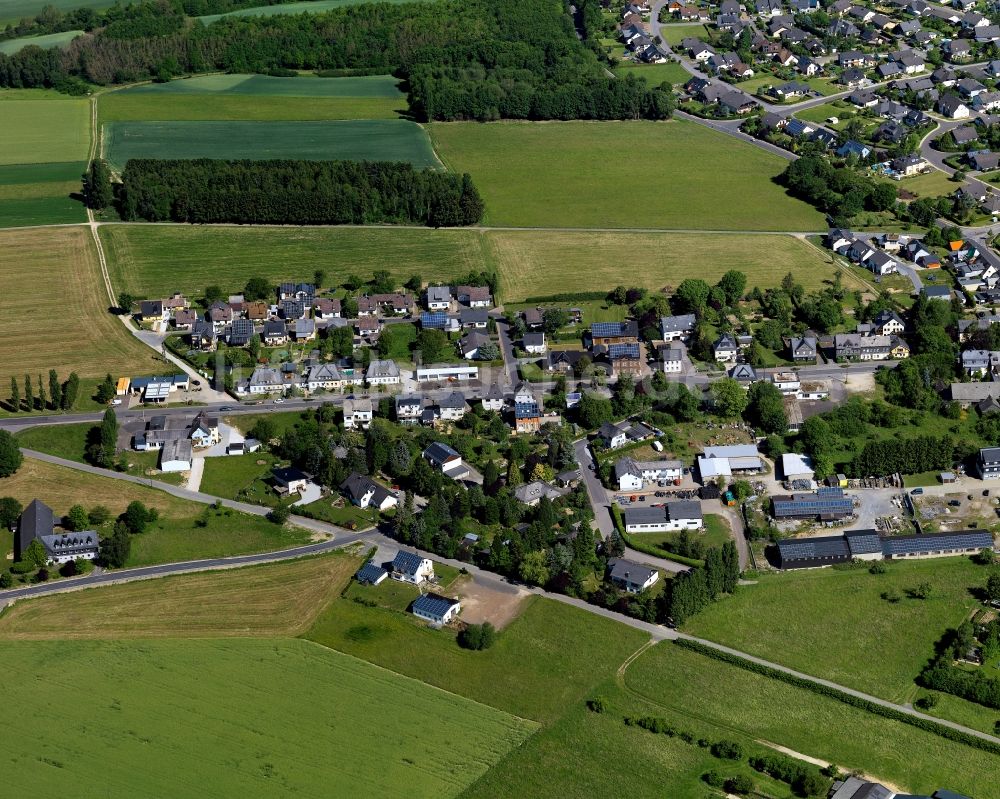 Luftaufnahme Kirchberg (Hunsrück) - Stadtansicht von Kirchberg (Hunsrück) im Bundesland Rheinland-Pfalz