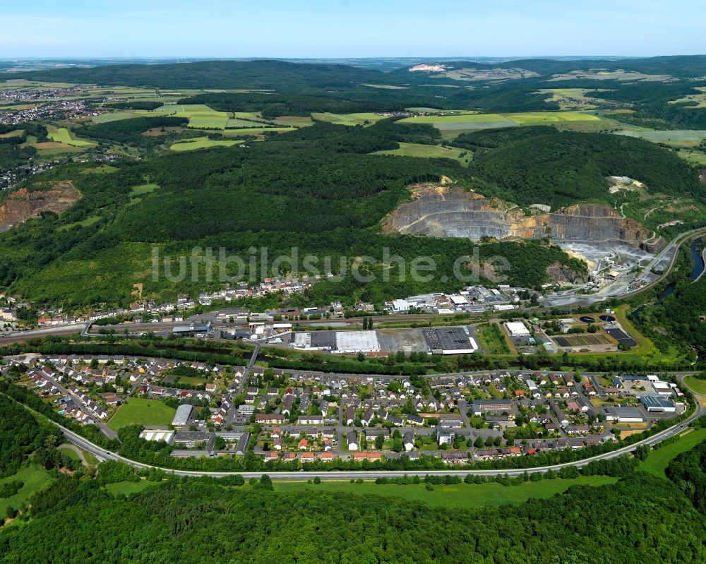 Kirn von oben - Stadtansicht von Kirn im Bundesland Rheinland-Pfalz