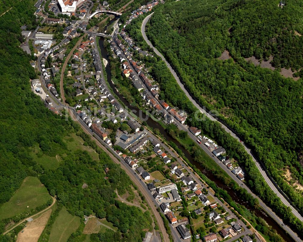 Kirn aus der Vogelperspektive: Stadtansicht von Kirn im Bundesland Rheinland-Pfalz