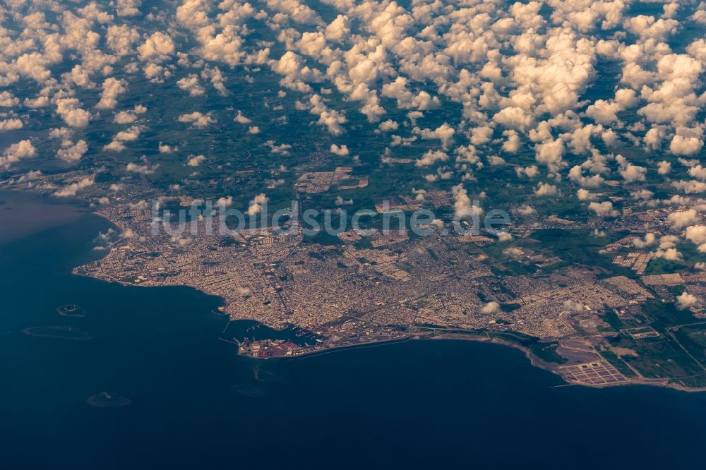 Luftbild Veracruz - Stadtansicht am Küstenbereich des Golf von Mexico in Veracruz in Mexiko
