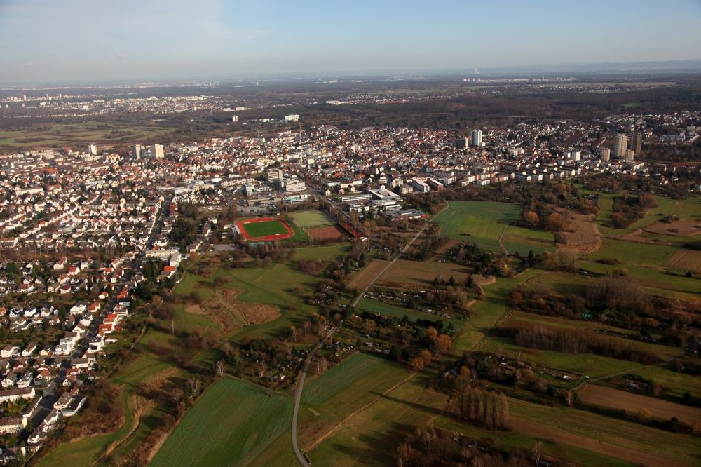 Luftaufnahme Langen (Hessen) - Stadtansicht von Langen (Hessen) im Bundesland Hessen
