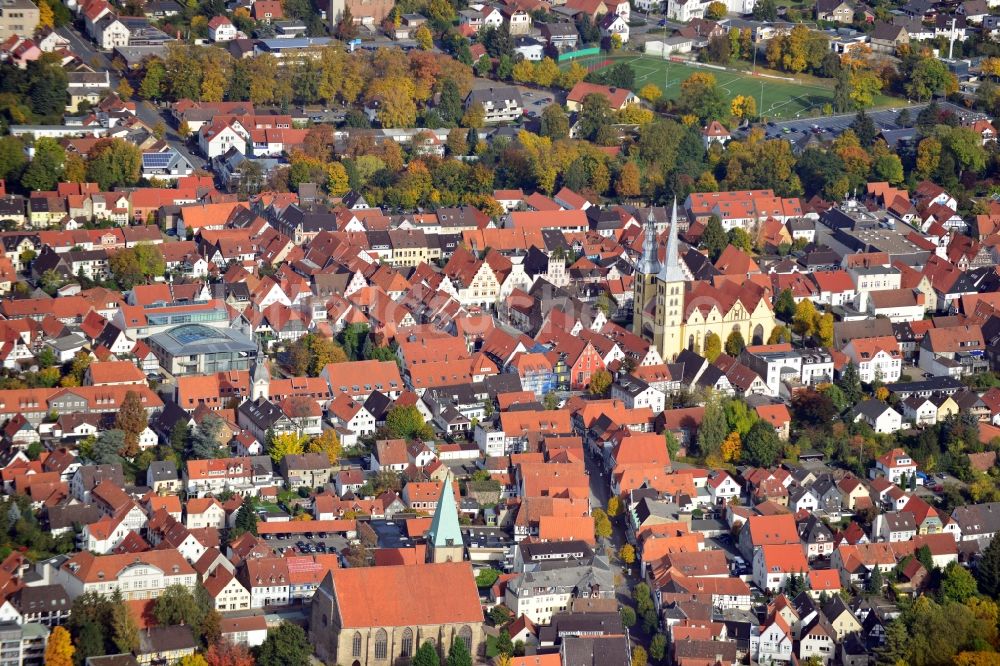 Luftbild Lemgo - Stadtansicht von Lemgo im Bundesland Nordrhein-Westfalen