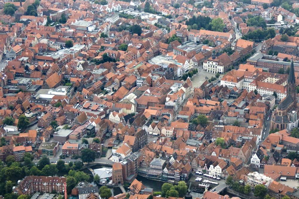 Luftbild Lüneburg - Stadtansicht Lüneburg im Bundesland Niedersachsen