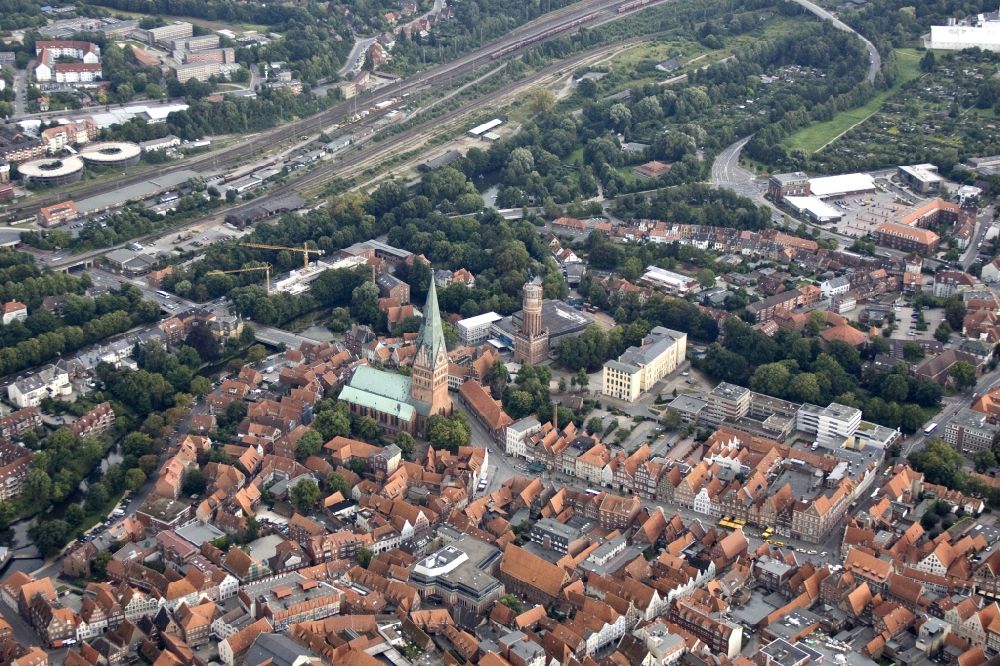 Luftbild Lüneburg - Stadtansicht Lüneburg im Bundesland Niedersachsen
