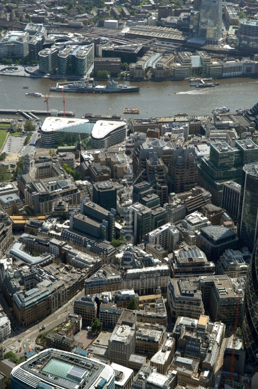 London aus der Vogelperspektive: Stadtansicht von London in England