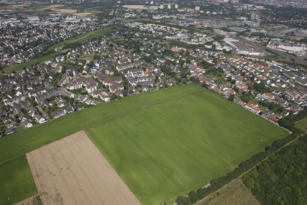 Luftaufnahme Mainz - Stadtansicht von Mainz, Ortsteil Hechtsheim, im Bundesland Rheinland-Pfalz