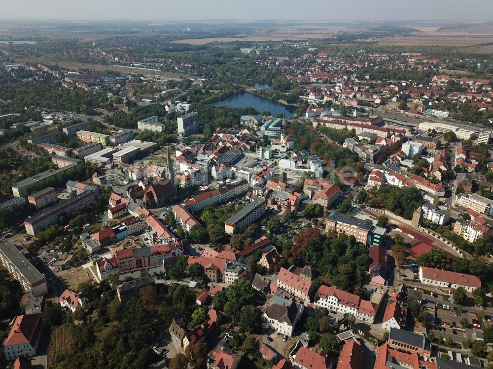 Luftaufnahme Merseburg (Saale) - Stadtansicht Merseburg im Bundesland Sachsen-Anhalt