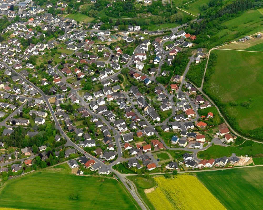 Luftbild Nastätten - Stadtansicht von Nastätten im Bundesland Rheinland-Pfalz