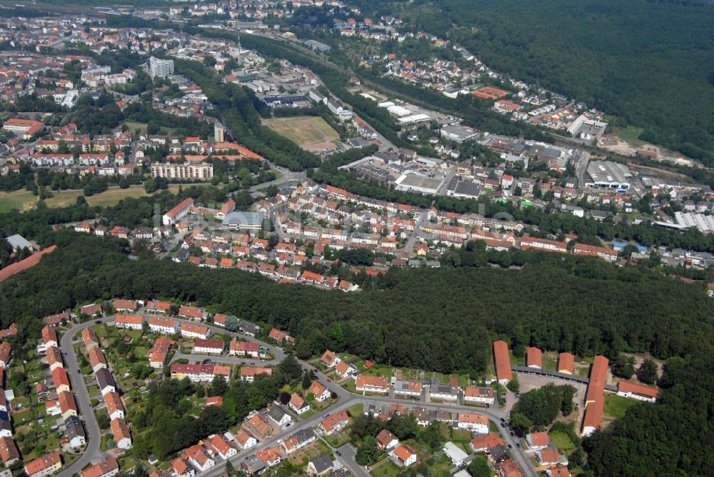 Luftaufnahme Neunkirchen - Stadtansicht Neunkirchen
