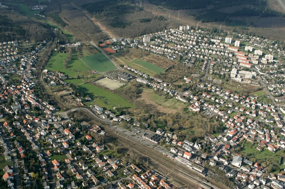 Luftaufnahme Niederhausen - Stadtansicht von Niederhausen im Bundesland Rheinland-Pfalz