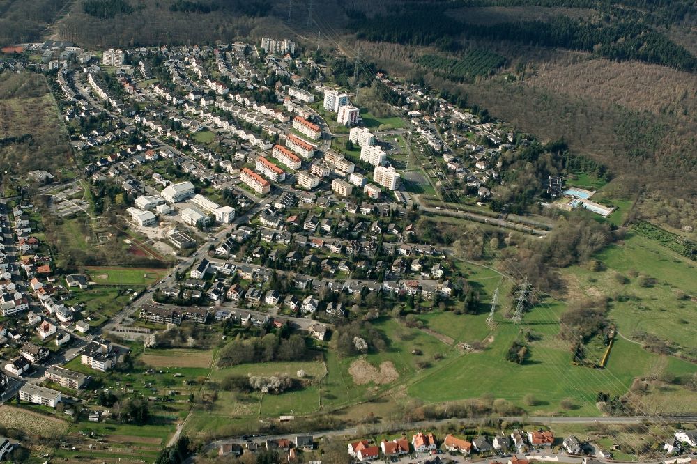 Niederhausen aus der Vogelperspektive: Stadtansicht von Niederhausen im Bundesland Rheinland-Pfalz