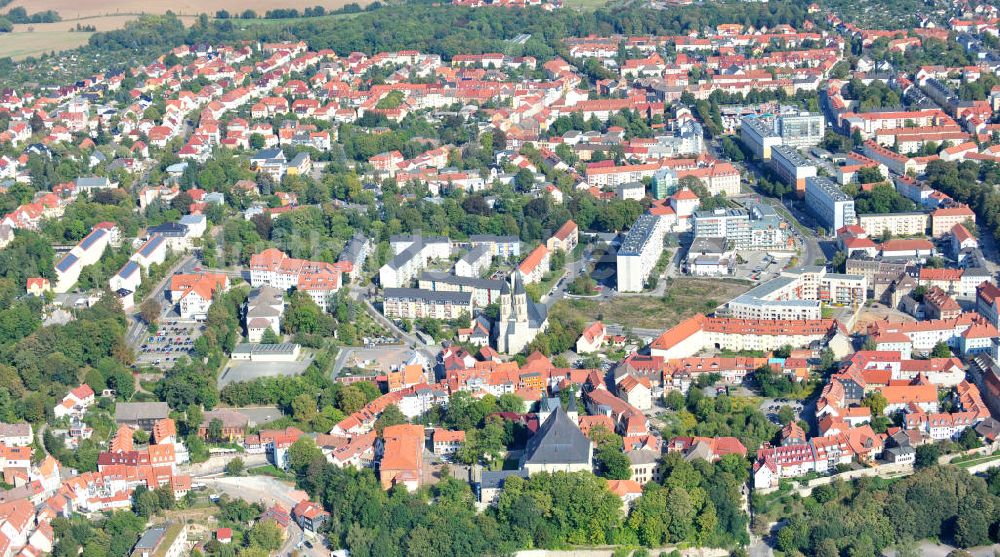 Nordhausen von oben - Stadtansicht Nordhausen in Thüringen