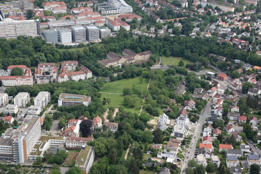 Luftbild Mainz - Stadtansicht der Oberstadt im Stadtgebiet in Mainz im Bundesland Rheinland-Pfalz, Deutschland