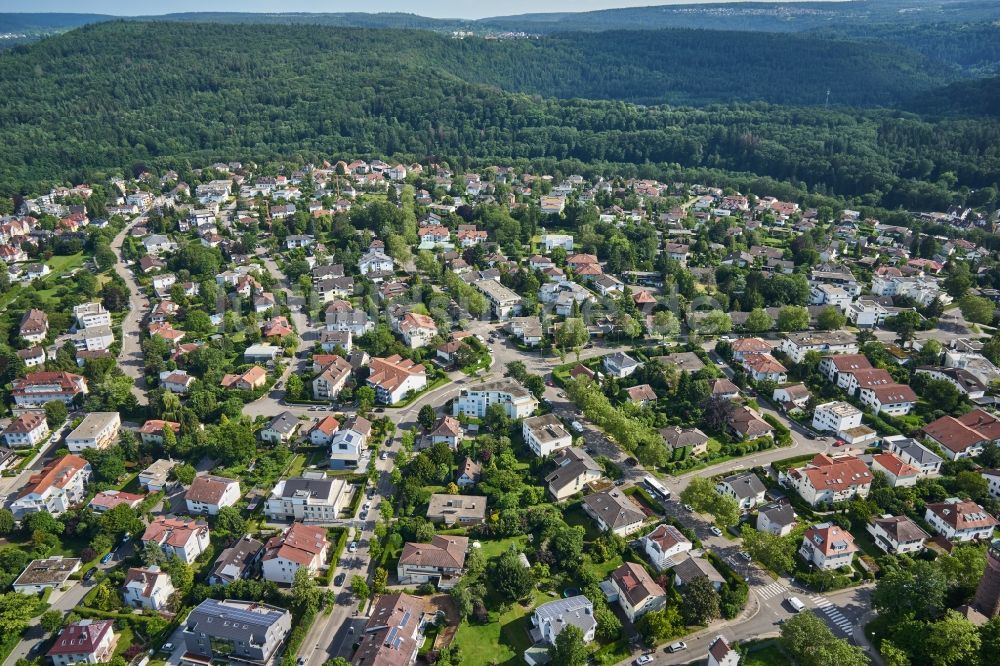 Pforzheim von oben - Stadtansicht Rodrücken im Stadtgebiet in Pforzheim im Bundesland Baden-Württemberg, Deutschland