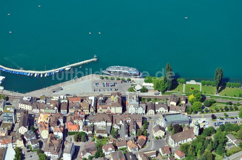 Luftbild Rorschach - Stadtansicht von Rohrschach im Kanton St. Gallen in der Schweiz