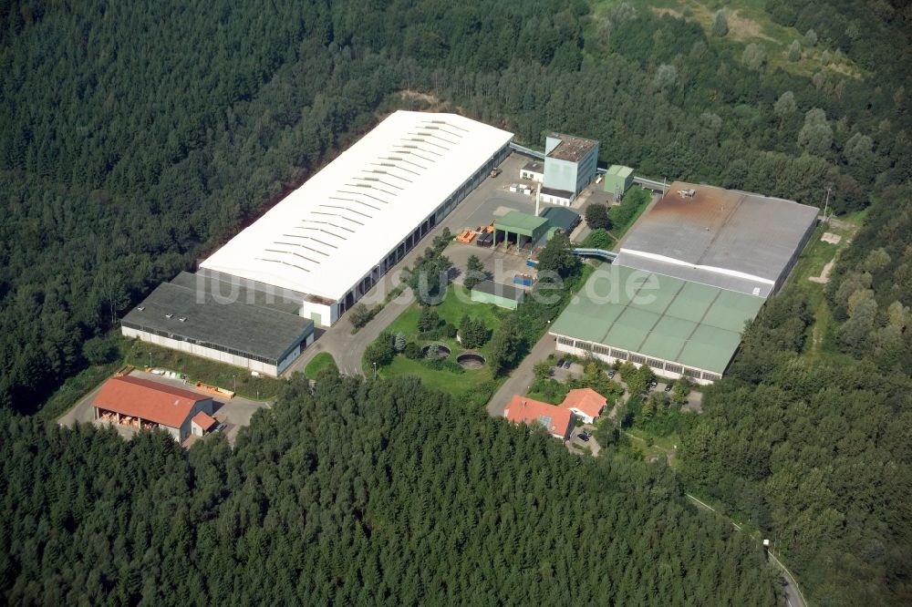 Luftaufnahme Lemgo - Senkrechtluftbild / Stadtansicht aus der Satellitenperspektive des Werksgeländes der Abfallbeseitigungs-GmbH Lippe in Nordrhein-Westfalen