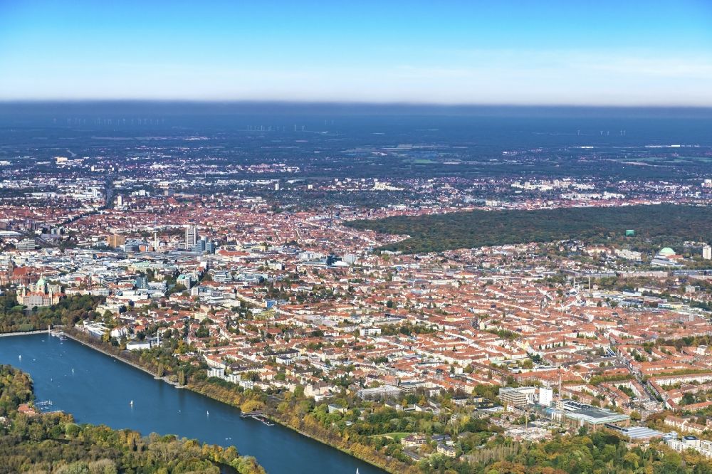 Luftaufnahme Hannover - Stadtansicht Südstadt im Stadtgebiet in Hannover im Bundesland Niedersachsen, Deutschland