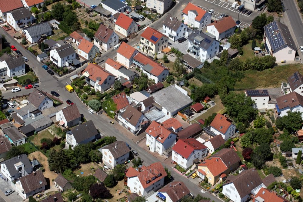 Luftbild Ober-Olm - Stadtansicht im Stadtgebiet in Ober-Olm im Bundesland Rheinland-Pfalz, Deutschland