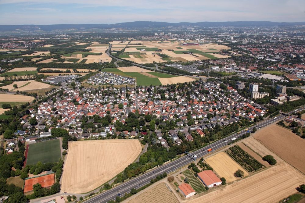 Luftbild Mainz - Stadtansicht im Stadtgebiet im Ortsteil Marienborn in Mainz im Bundesland Rheinland-Pfalz, Deutschland