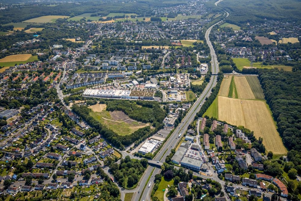 Luftaufnahme Dortmund - Stadtansicht im Stadtgebiet im Ortsteil Pferdebachtal in Dortmund im Bundesland Nordrhein-Westfalen, Deutschland