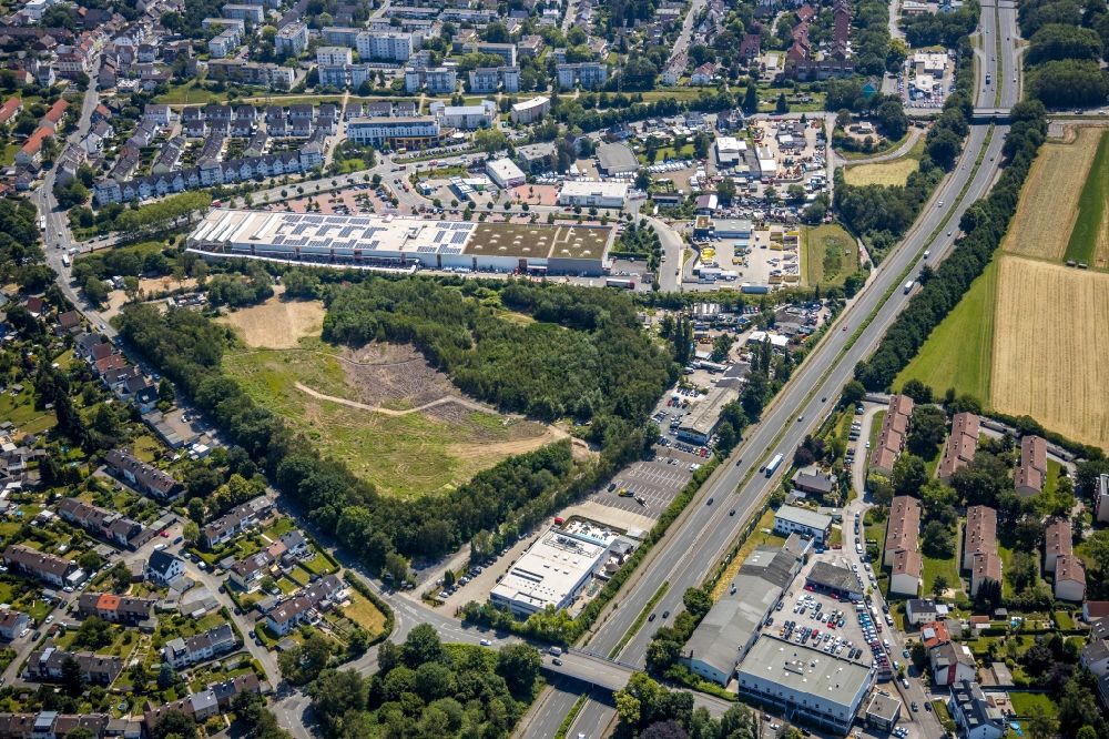 Dortmund von oben - Stadtansicht im Stadtgebiet im Ortsteil Pferdebachtal in Dortmund im Bundesland Nordrhein-Westfalen, Deutschland