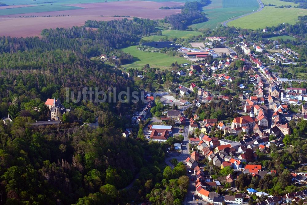 Luftbild Mansfeld - Stadtansicht im Stadtgebiet im Ortsteil Vatterode in Mansfeld im Bundesland Sachsen-Anhalt, Deutschland