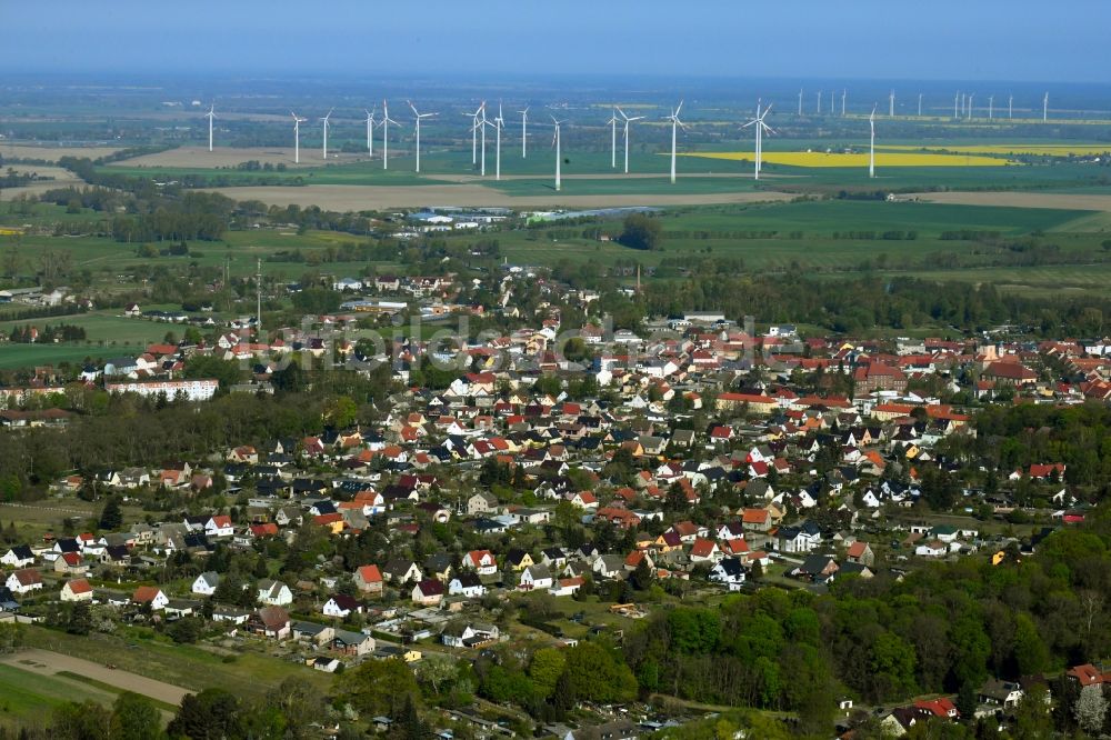 Luftbild Zehdenick - Stadtansicht im Stadtgebiet in Zehdenick im Bundesland Brandenburg, Deutschland