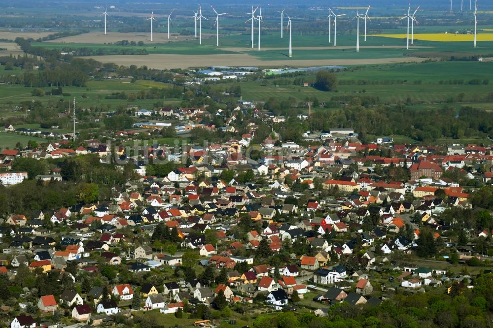 Luftaufnahme Zehdenick - Stadtansicht im Stadtgebiet in Zehdenick im Bundesland Brandenburg, Deutschland