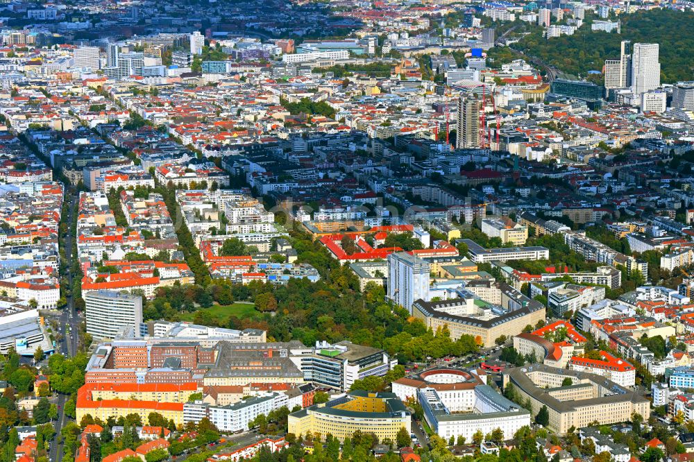 Luftbild Berlin - Stadtansicht im Stadtteil Charlottenburg- Wilmersdorf in Berlin, Deutschland