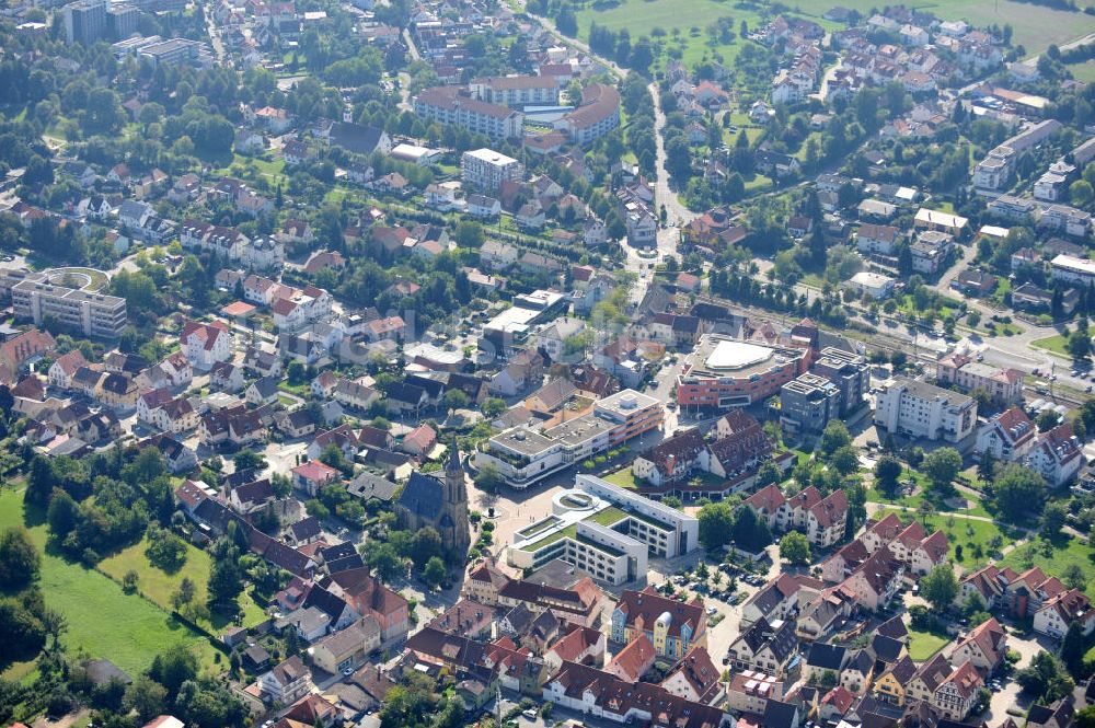 Luftaufnahme BAD RAPPENAU - Stadtansicht Stadtzentrum von Bad Rappenau in Baden-Württemberg